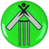 Cricket Bats Stumps Printed Medal Centre