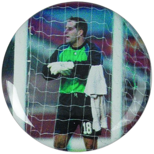 Football Goalkeeper Printed Medal Centre