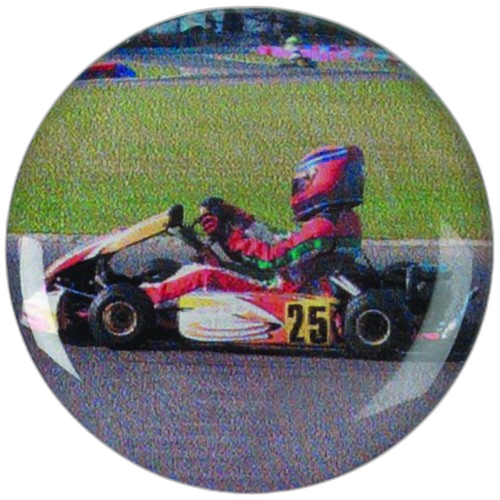 Go Kart Racing Printed Medal Centre