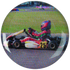 Go Kart Racing Printed Medal Centre