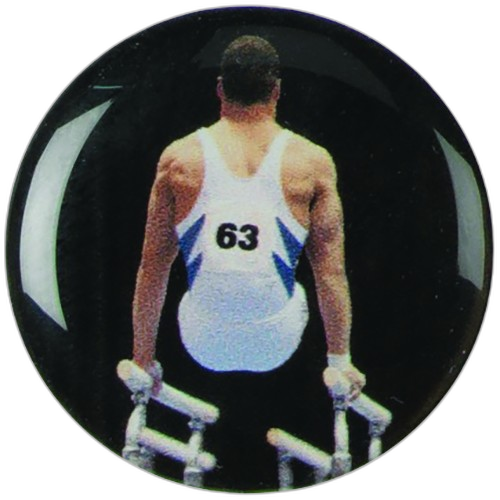 Parallel Bars Gymnastics Printed Medal Centre