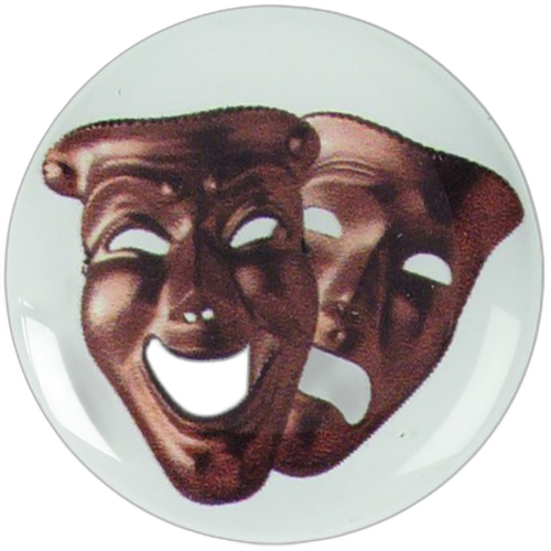 Comedy And Tragedy Theatre Printed Medal Centre