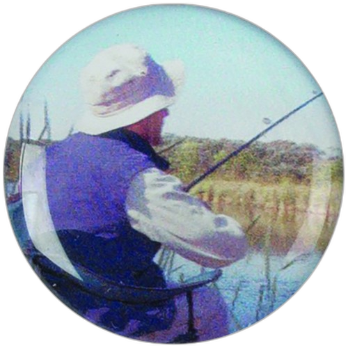 Fishing Printed Medal Centre