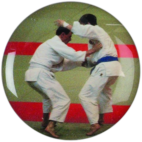 Judo Printed Medal Centre