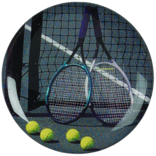 Tennis Rackets Balls Graphic Medal Centre