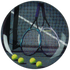 Tennis Rackets Balls Graphic Medal Centre