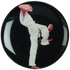 Karate High Kick Printed Medal Centre