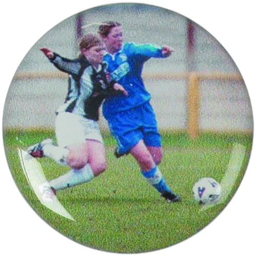Football Printed Medal Centre