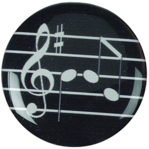 Music Notes Graphic Medal Centre