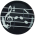 Music Notes Graphic Medal Centre
