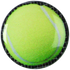 Tennis Ball Graphic Medal Centre