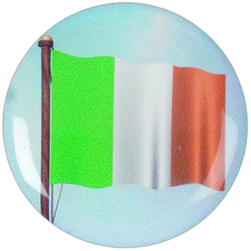 Irish Flag Printed Medal Centre