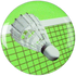 Badminton Shuttlecock Printed Medal Centre