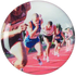Sprint Athletics Printed Medal Centre