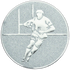 Rugby Player Silver Medal Centre