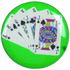 Royal Flush Poker Printed Medal Centre