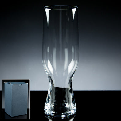 18oz (1.13pt) Pilsner Beer Glass, Blue Box (available with engraving)