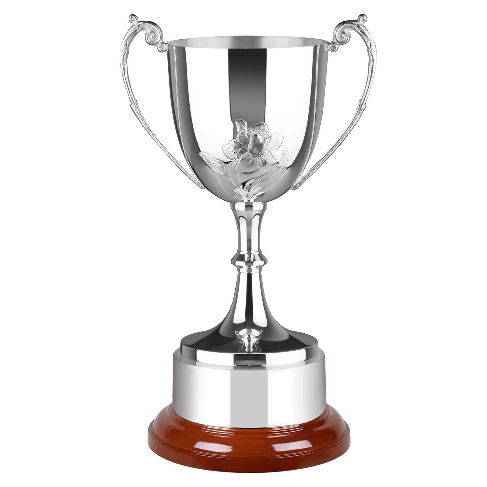 Supreme Dafodil Hand-Chased Silver Plated Trophy Cup
