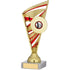 Gold And Red Finned Trophy Cup