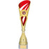 Gold And Red Coned Trophy Cup