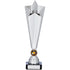Silver Shooting Star Trophy on Black Marble Base