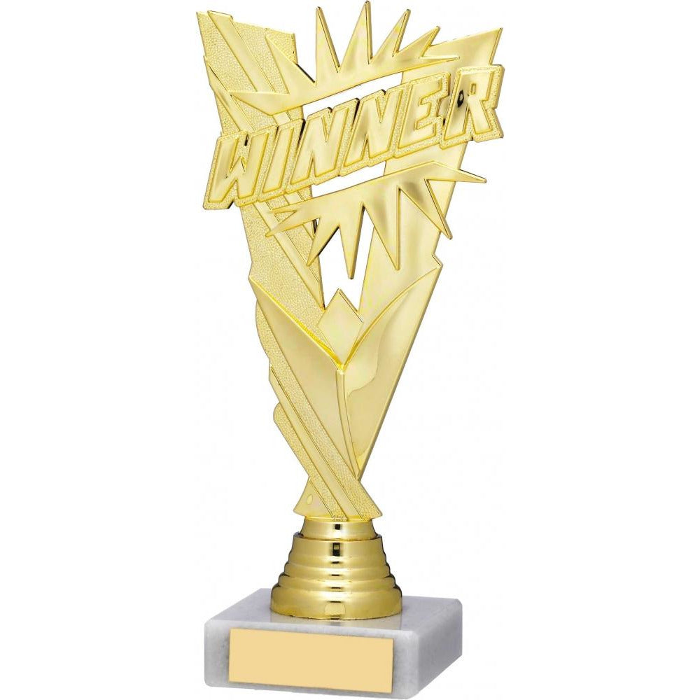Gold Winner Trophy on Marble Base 20cm