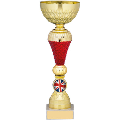 Gold/Red Trophy Cup 21cm