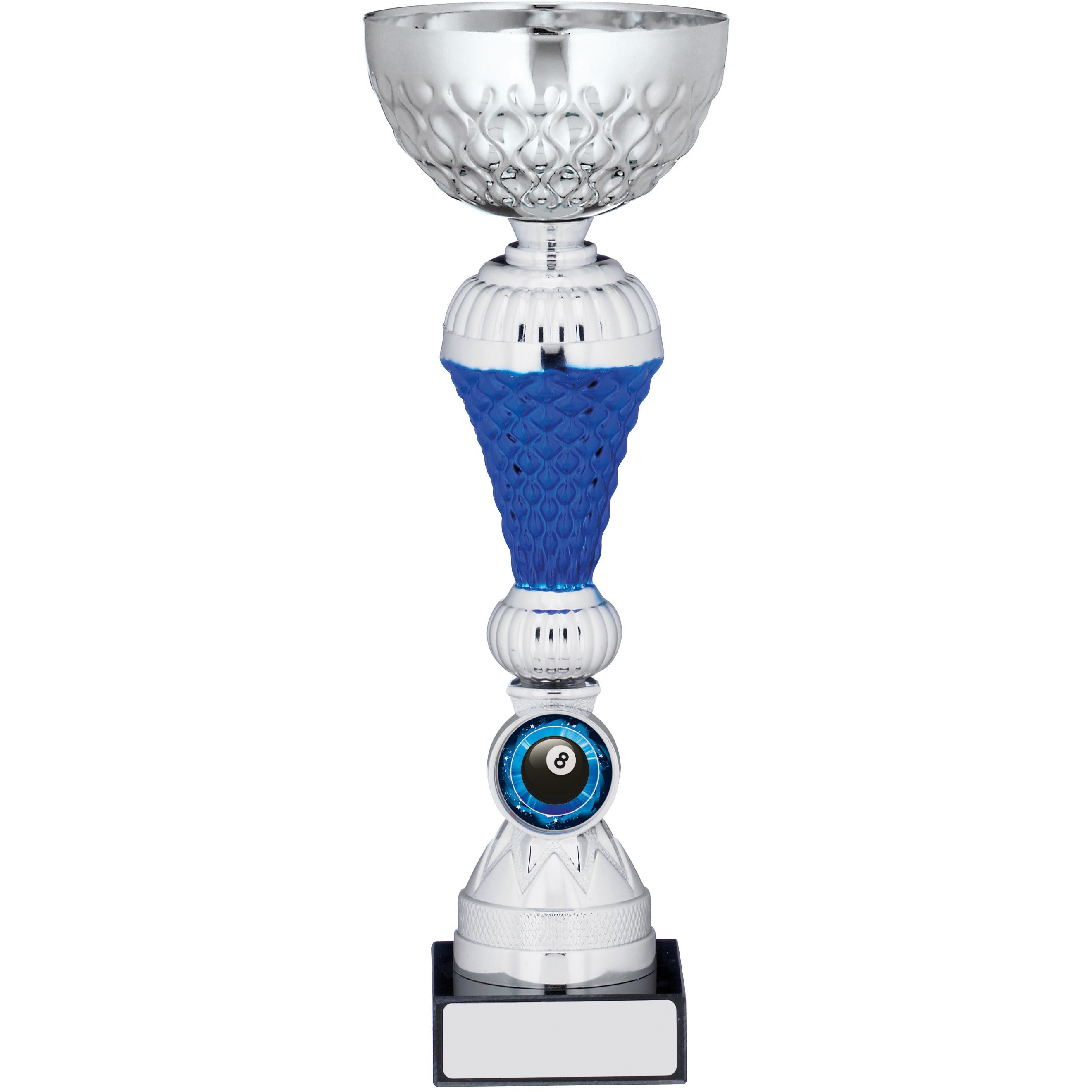 Silver/Blue Trophy Cup