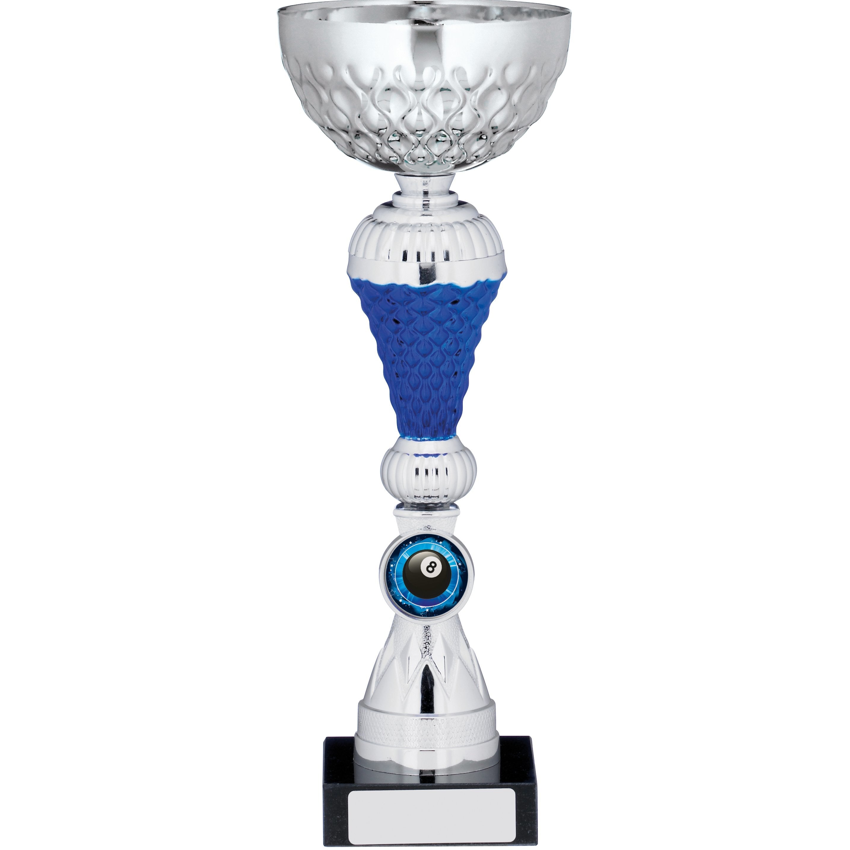 Silver/Blue Trophy Cup