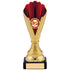 Gold and Red Plastic Trophy Cup on Black Marble Base