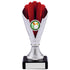 Silver and Red Plastic Trophy Cup on Black Marble Base