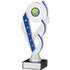 Silver And Blue Multisport Recognition Trophy