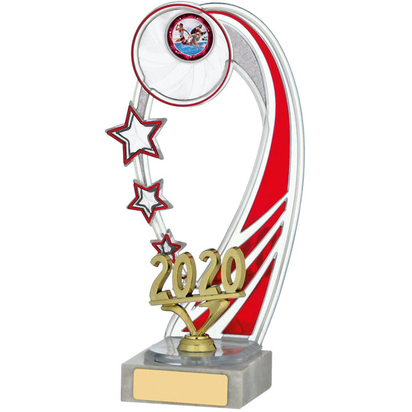 2020 Red Backdrop Trophy 22cm