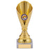 Gold Cone Plastic Trophy Cup on Marble Base