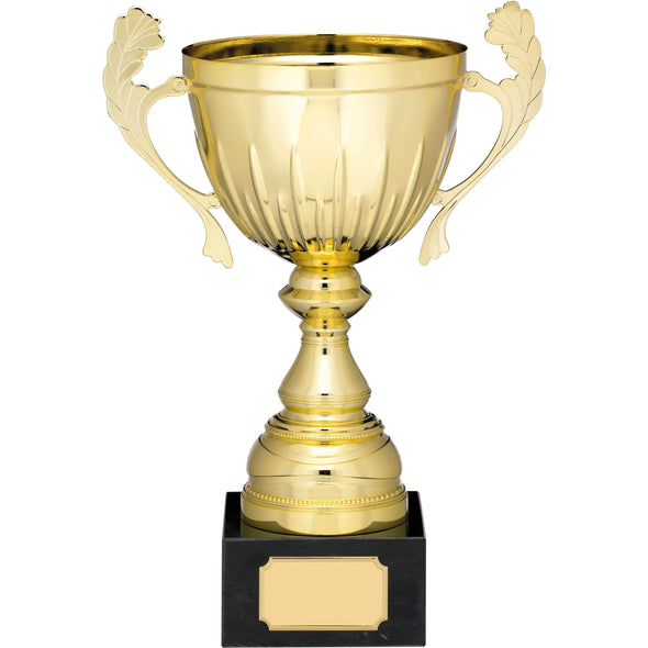 Gold Cup Trophy With Handles 35cm