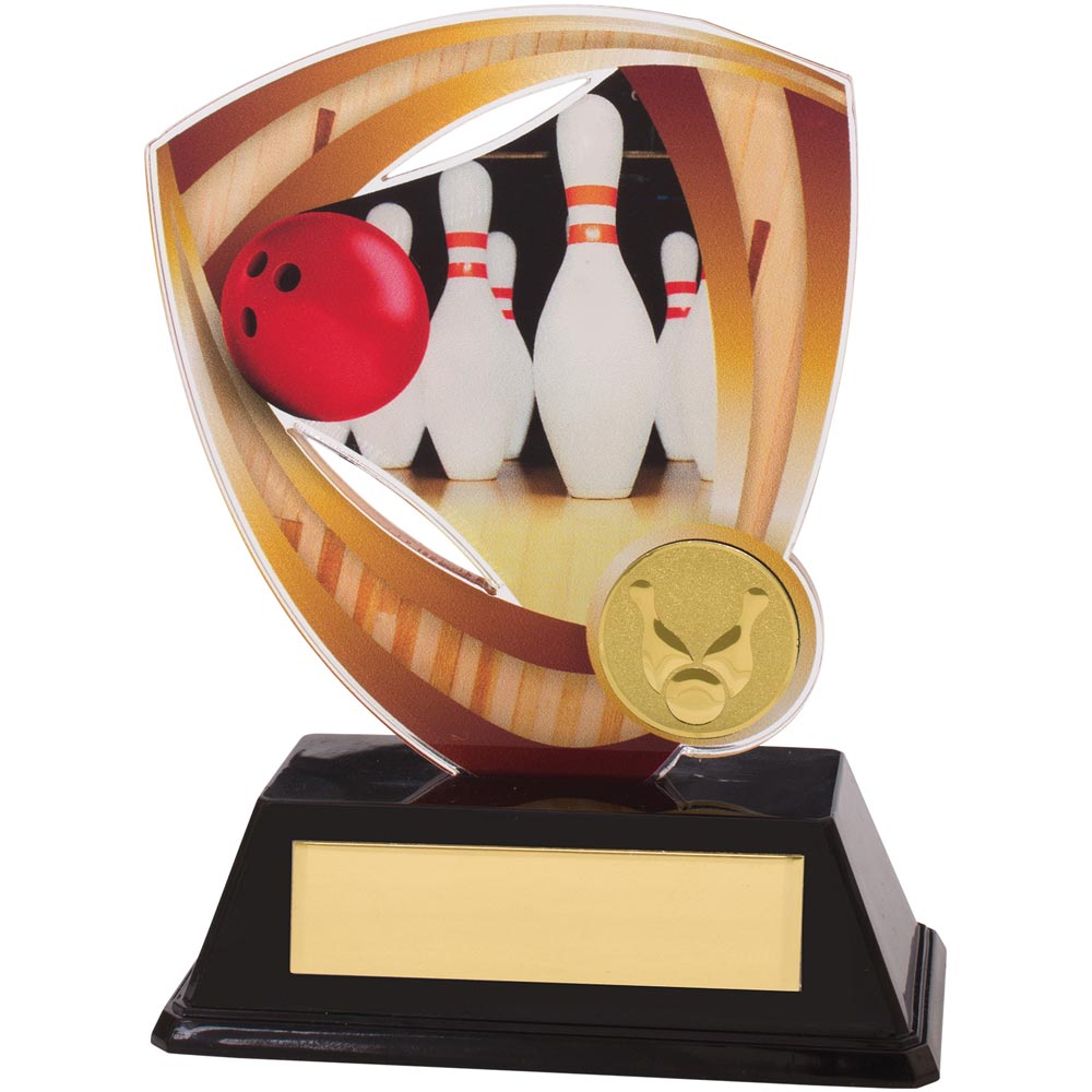 Fortress Ten Pin Bowling Acrylic Plaque Award