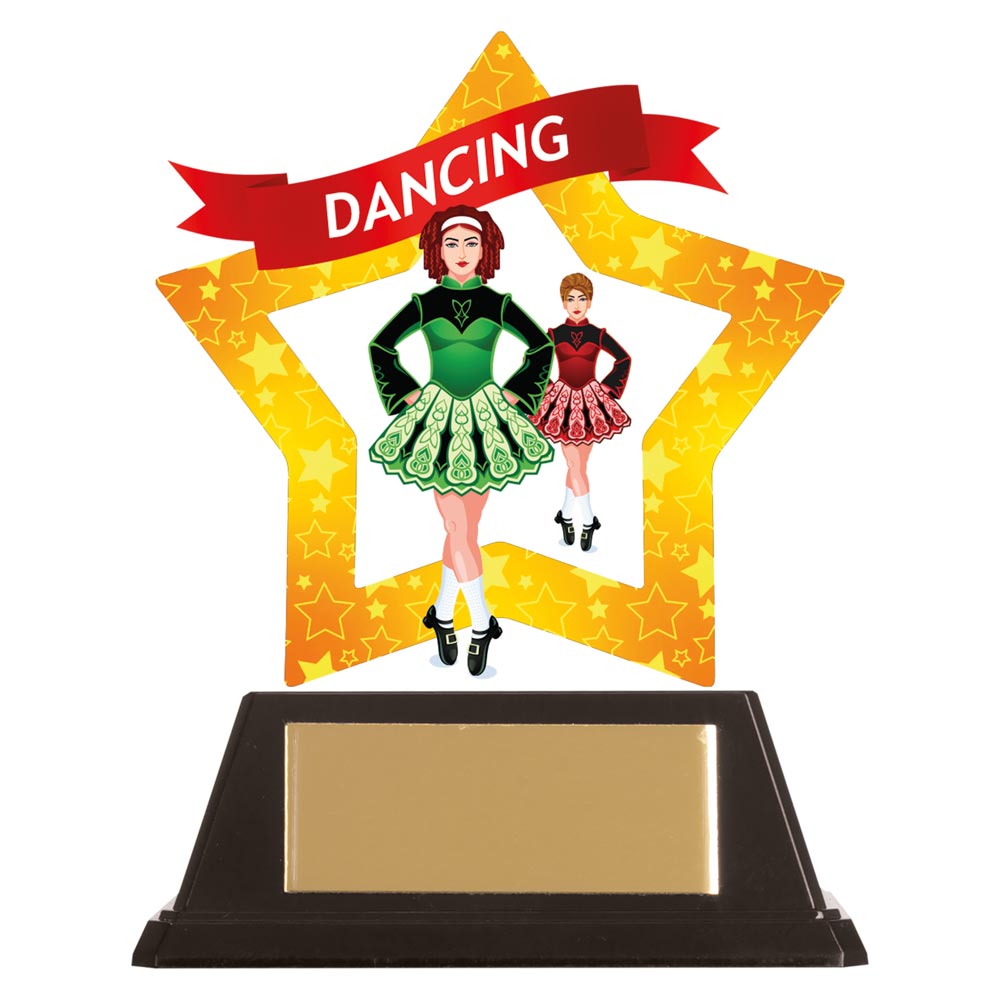 Mini-Star Irish Dance Acrylic Plaque 100mm