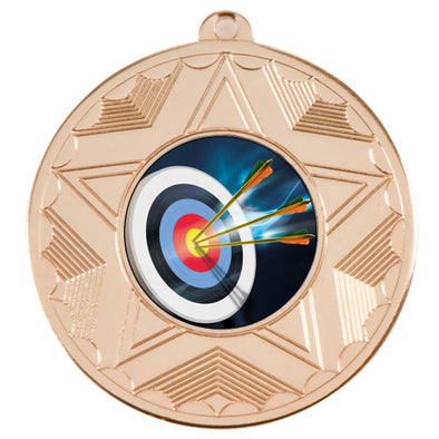 Archery Gold Star 50mm Medal