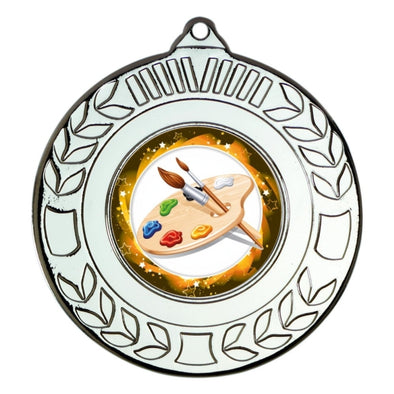 Art Silver Laurel 50mm Medal