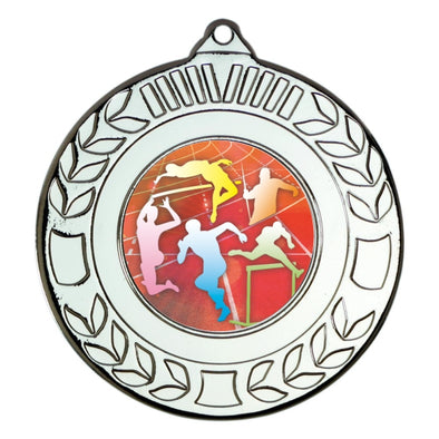 Athletics Male Silver Laurel 50mm Medal