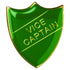 School Shield Badge (Vice Captain) - Green 1.25in