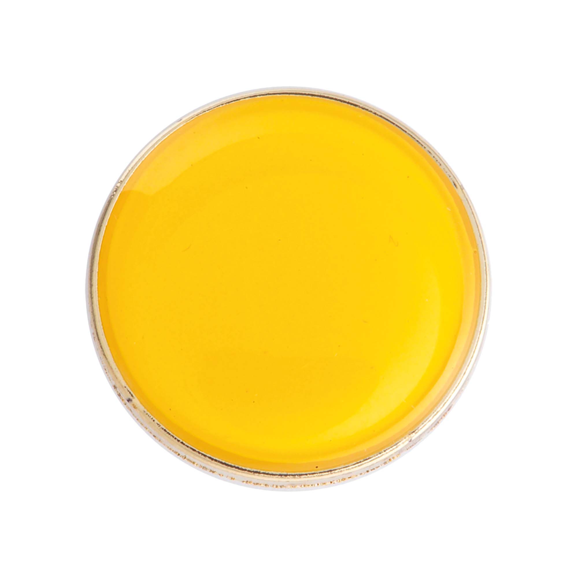 Yellow Circle Badge 20mm