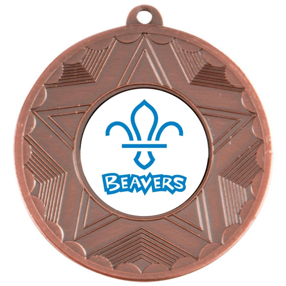Beavers Bronze Star 50mm Medal