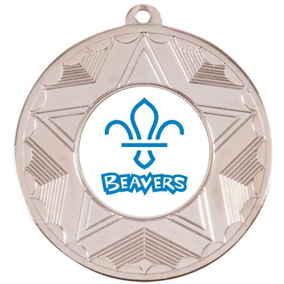 Beavers Silver Star 50mm Medal