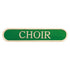 Green Choir Enamel Bar School Badge