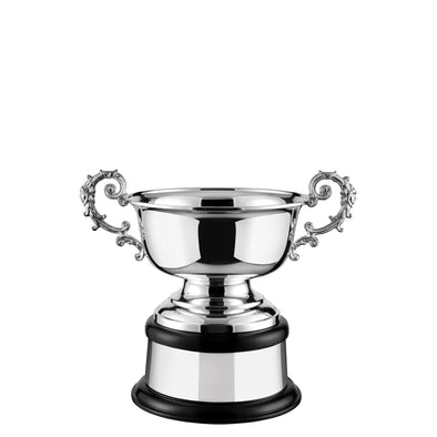 9.75in Equine Bowl Silver Plated Cup - With Base