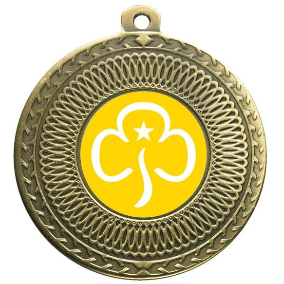 Brownies Bronze Swirl 50mm Medal