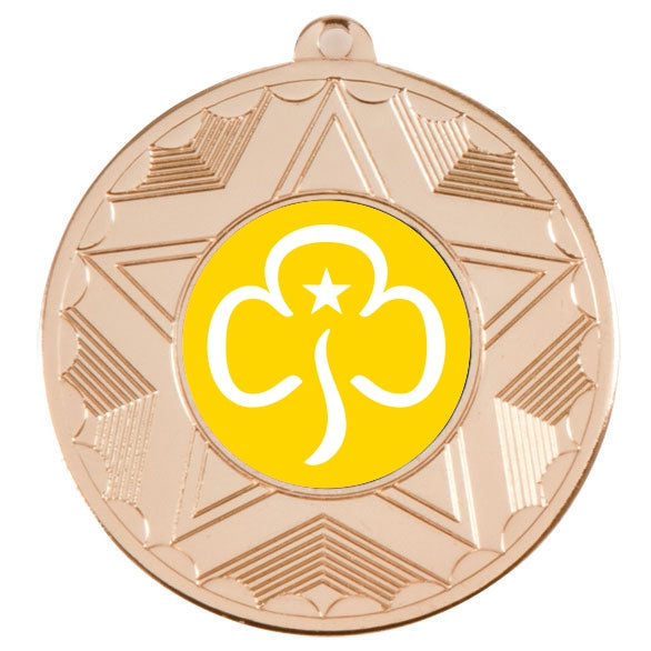 Brownies Gold Star 50mm Medal