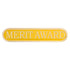 Yellow Merit Enamel Bar School Badge