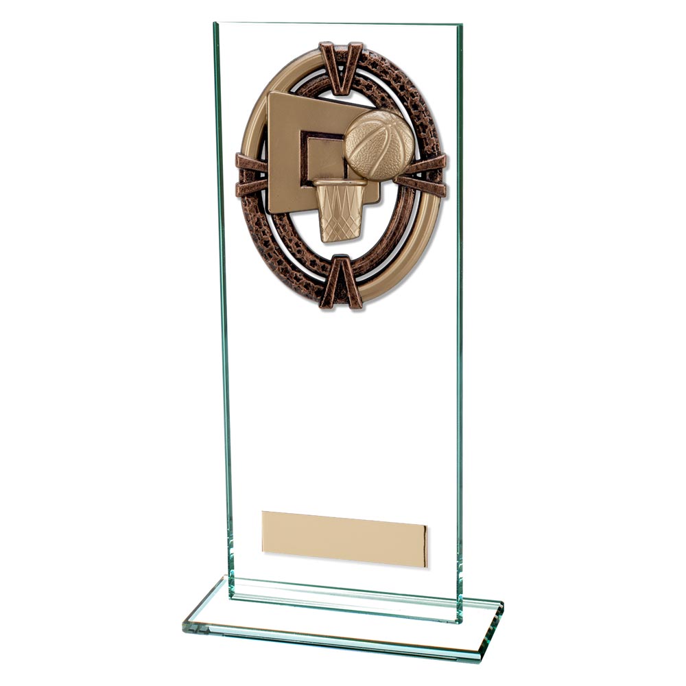 Maverick Legacy Basketball Jade Glass Award